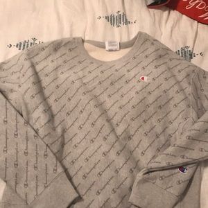 New champion crew neck jacket